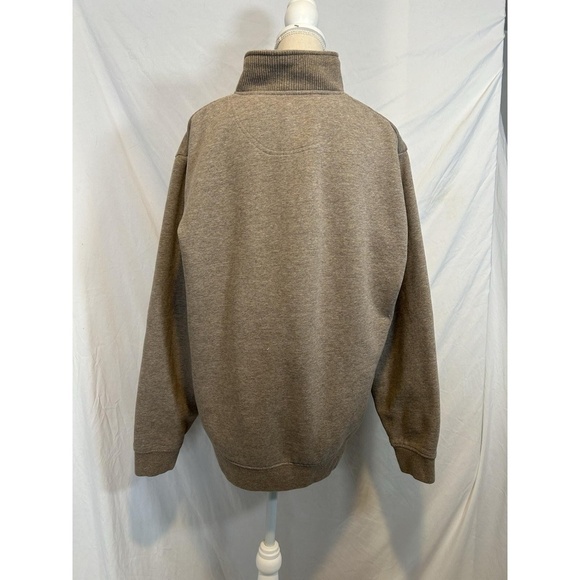Orvis Sweatshirt Mens Pullover 1/4 Zip High Neck Long Sleeve Fleece Large - Picture 2 of 6